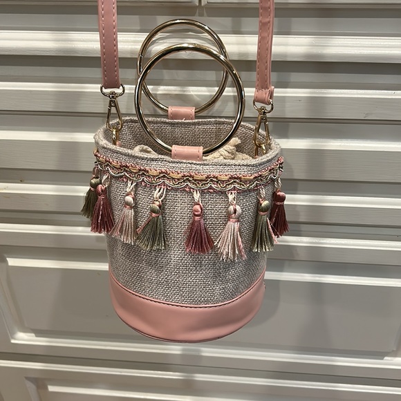 Like NEW!Dusty Pink/ tan  Bag - Picture 8 of 8